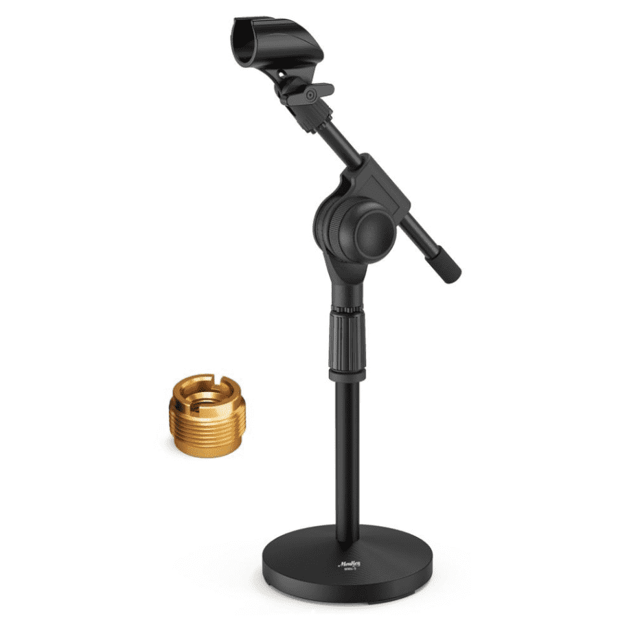 Moukey Short Weighted Base Microphone Stand for $12 Moukey Short Weighted Base Microphone Stand for $12