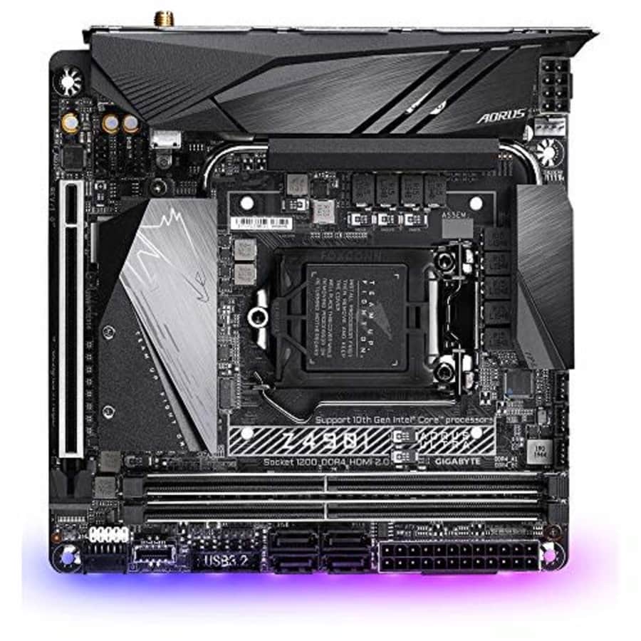 Gigabyte Intel Z490 AORUS Ultra LGA 1200 DDR4-SDRAM Mini ITX Motherboard for $144 Gigabyte Intel Z490 AORUS Ultra LGA 1200 DDR4-SDRAM Mini ITX Motherboard for $144