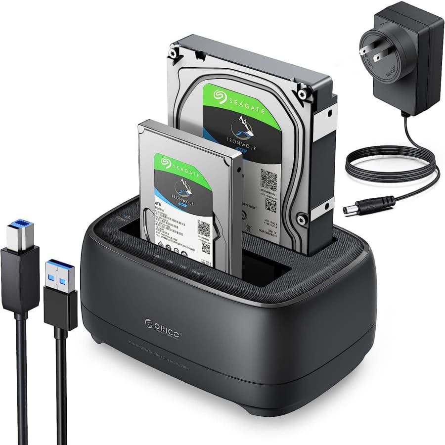 Orico Dual Bay External Hard Drive Docking Station for $33 Orico Dual Bay External Hard Drive Docking Station for $33