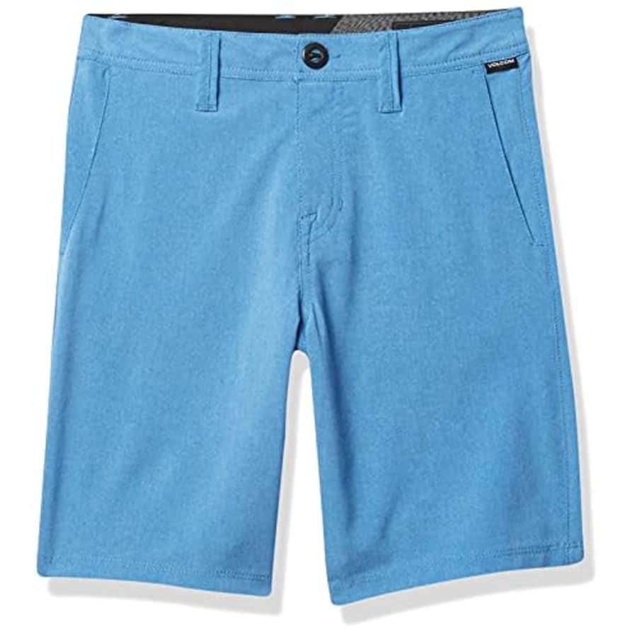 Volcom Boys' Little Frickin Surf N' Turf Hybrid Stretch Chino Short, Ballpoint Blue, 3T for $21