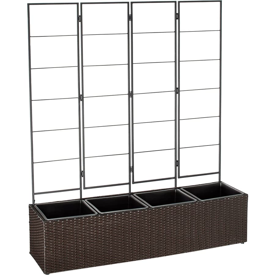 Amazon Basics 50" Wicker Trellis Planter for $77 w/ Prime