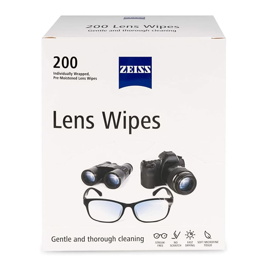 Zeiss Pre-Moistened Lens Cleaning Wipes 200-Pack for $14