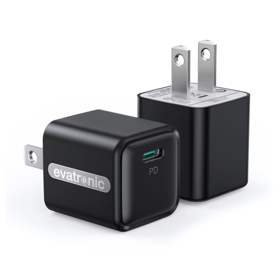Evatronic 20W USB-C Wall Charger 2-Pack for $10 Evatronic 20W USB-C Wall Charger 2-Pack for $10