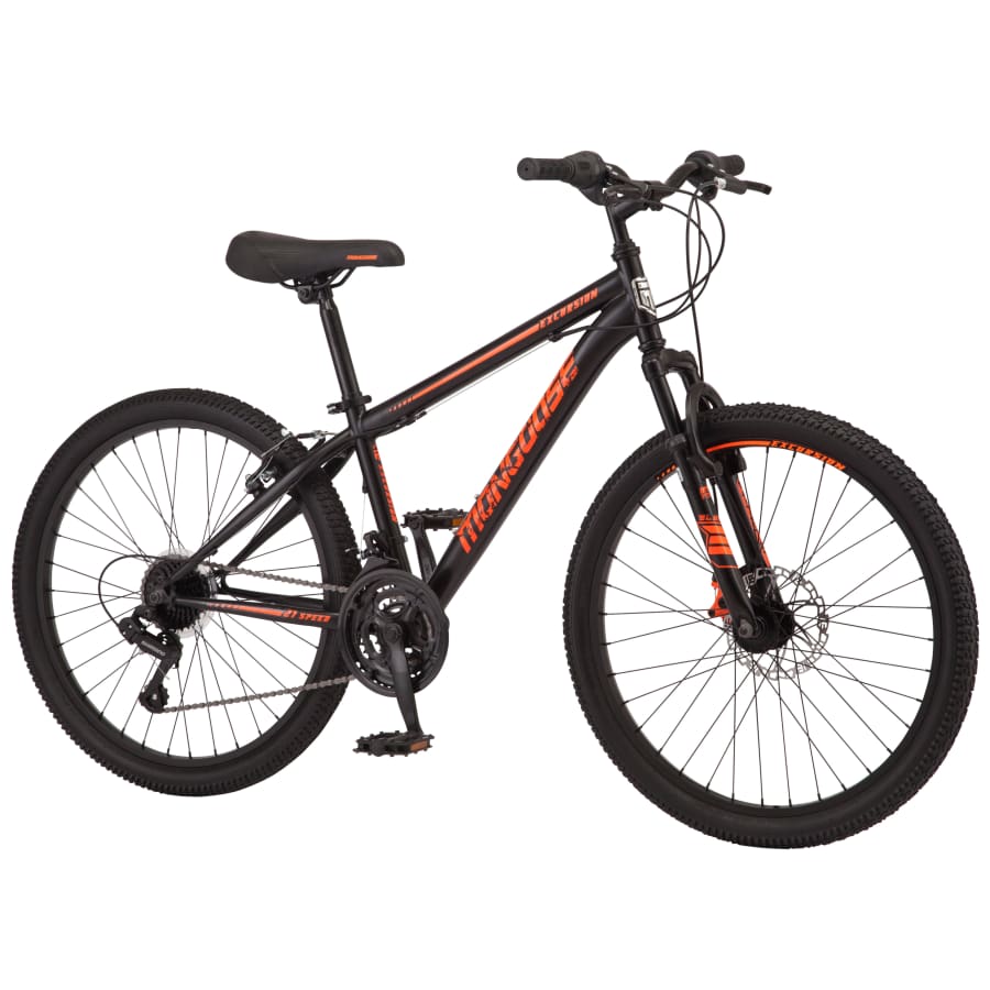 Mongoose Boys' 24" Excursion Mountain Bike for $98