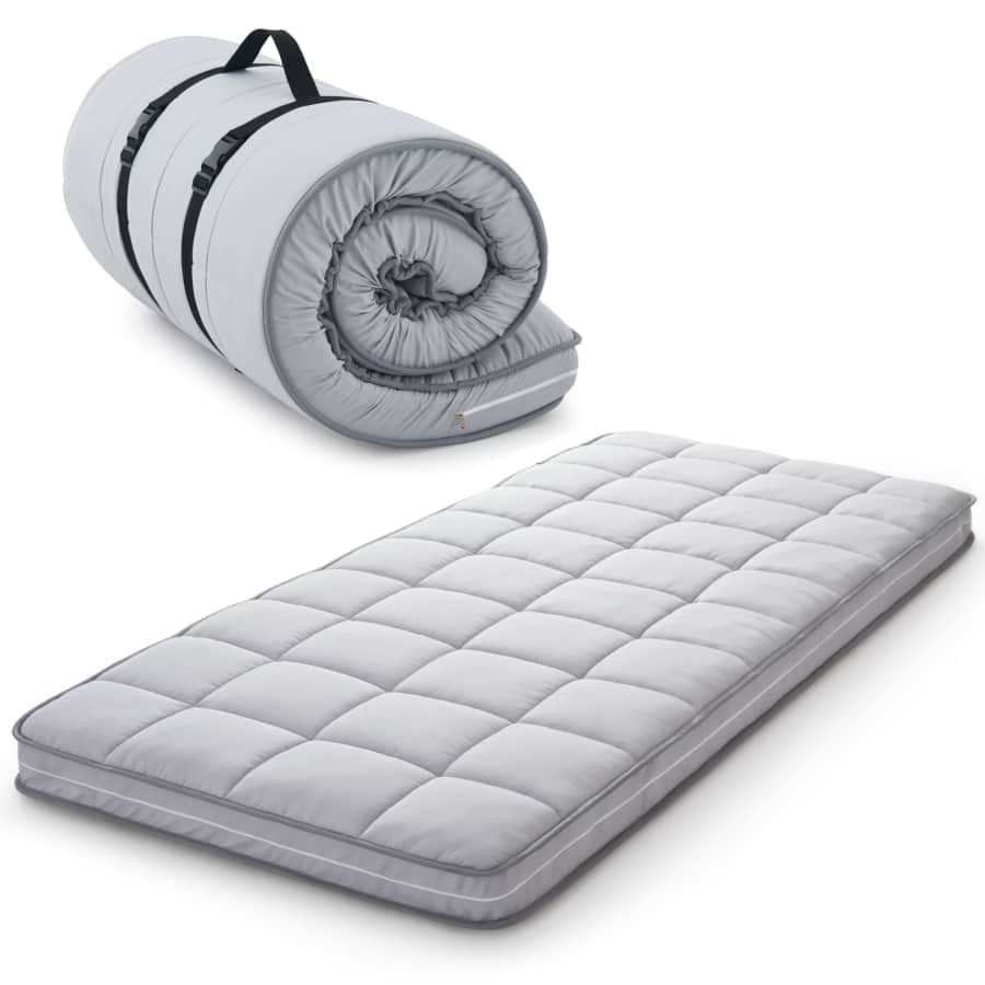 Gel Infused Memory Foam Cot Mattress Topper for $83 Gel Infused Memory Foam Cot Mattress Topper for $83