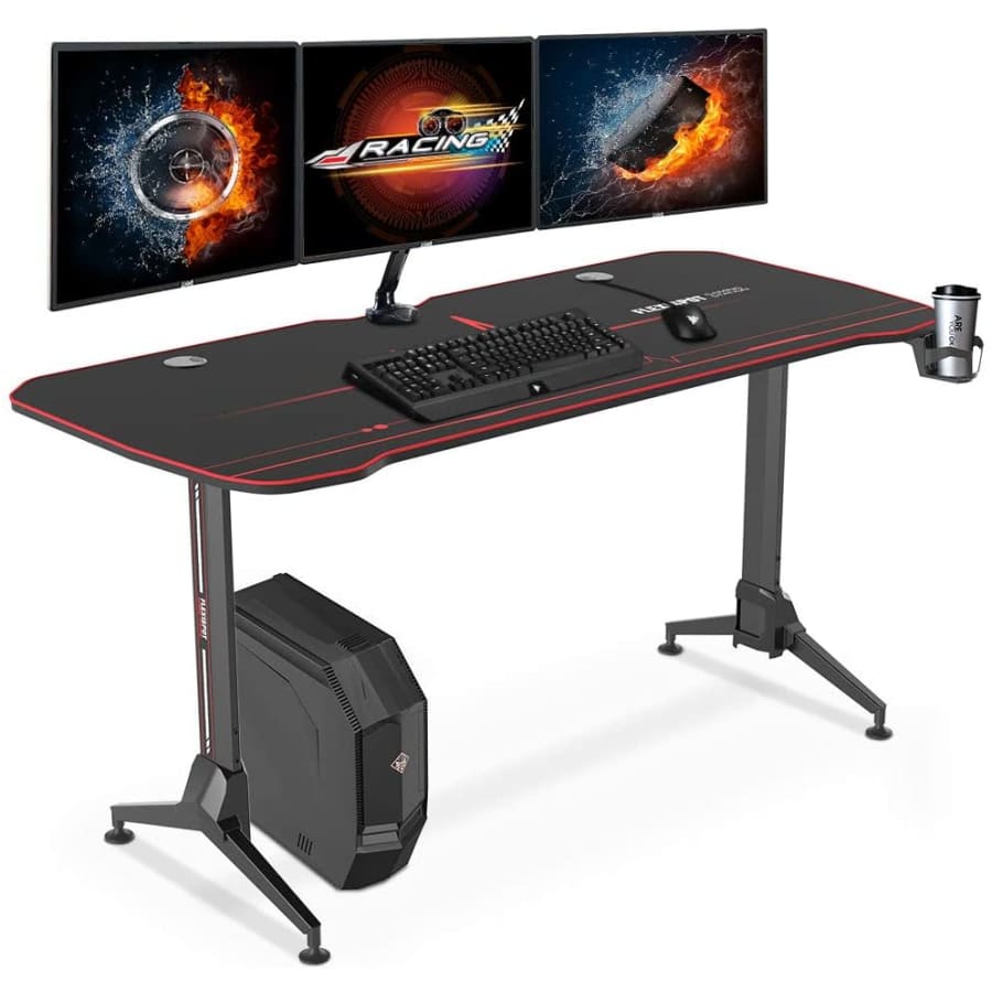 FlexiSpot 63" Gaming Desk with Mouse Pad for $120