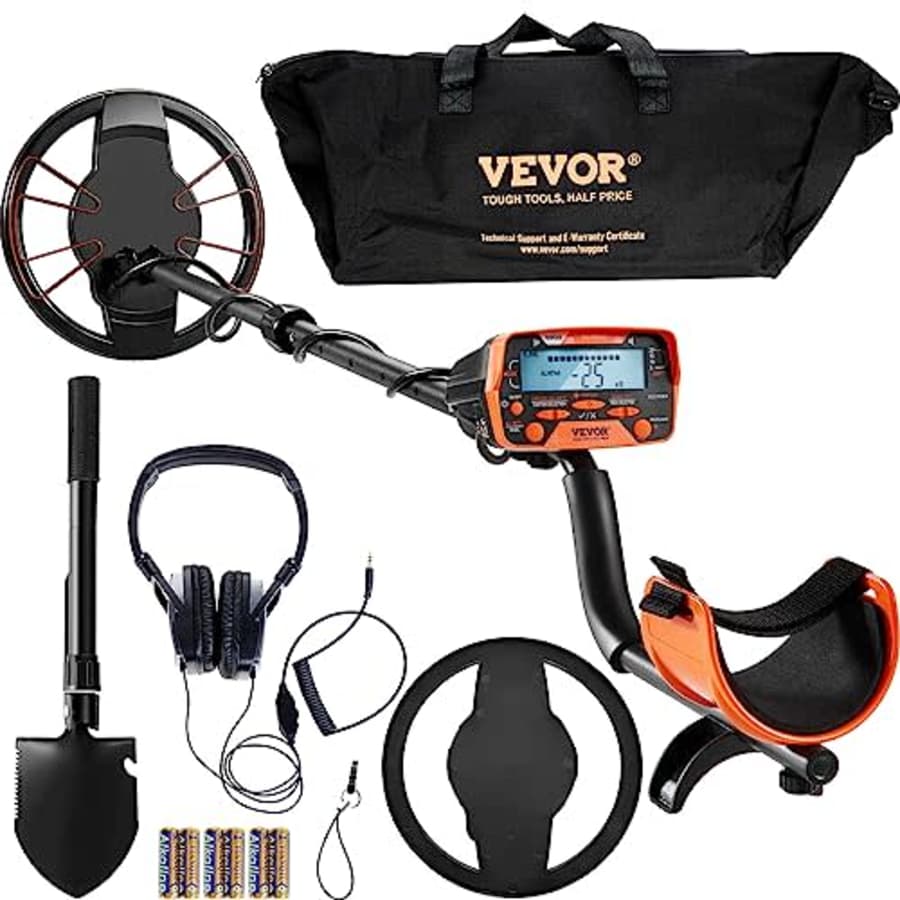 Vevor 10" Metal Detector for $82