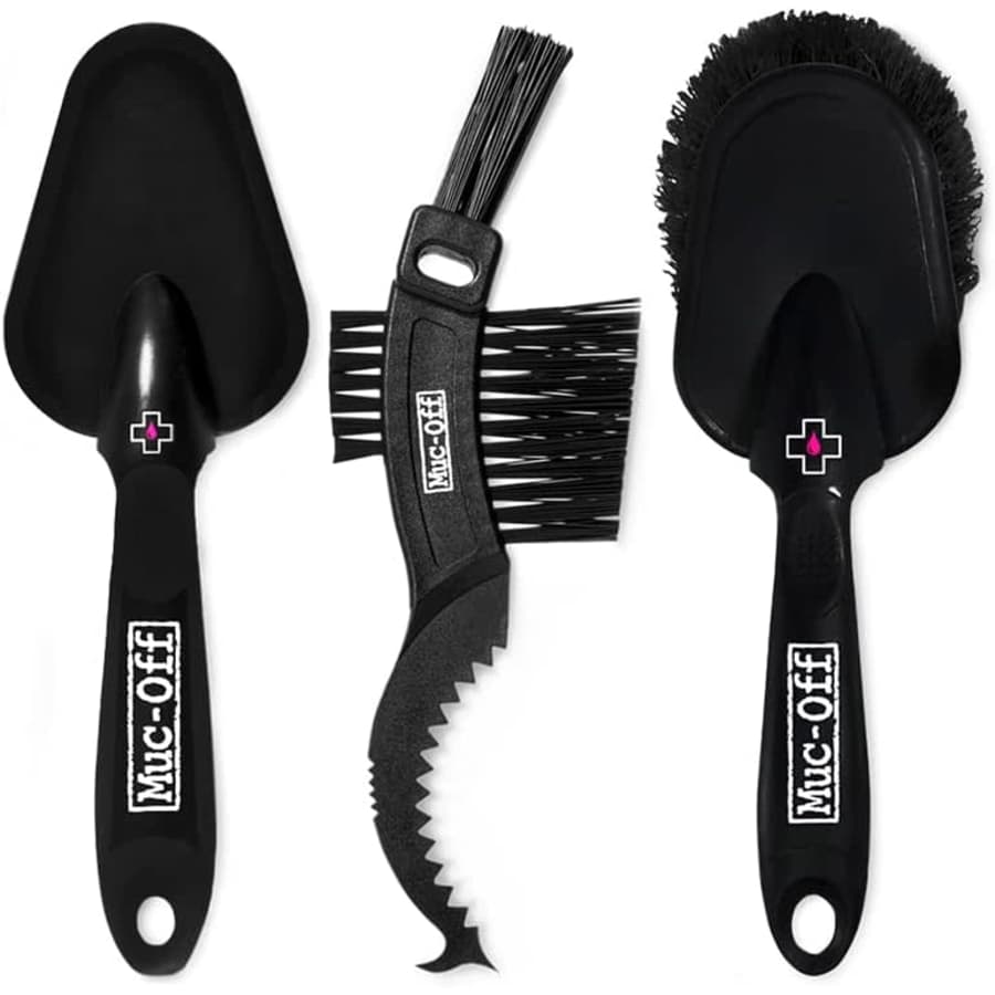 Muc-Off 3-Piece Bike Cleaning Brush Set for $18
