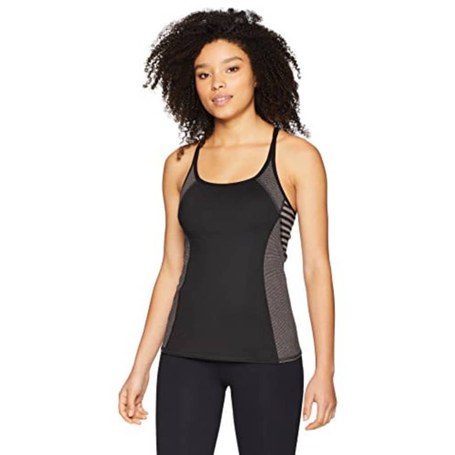 Splendid Women's Studio Activewear Athletic Yoga Tank with Built-in Shelf Bra, Black, XL for $19 Splendid Women's Studio Activewear Athletic Yoga Tank with Built-in Shelf Bra, Black, XL for $19