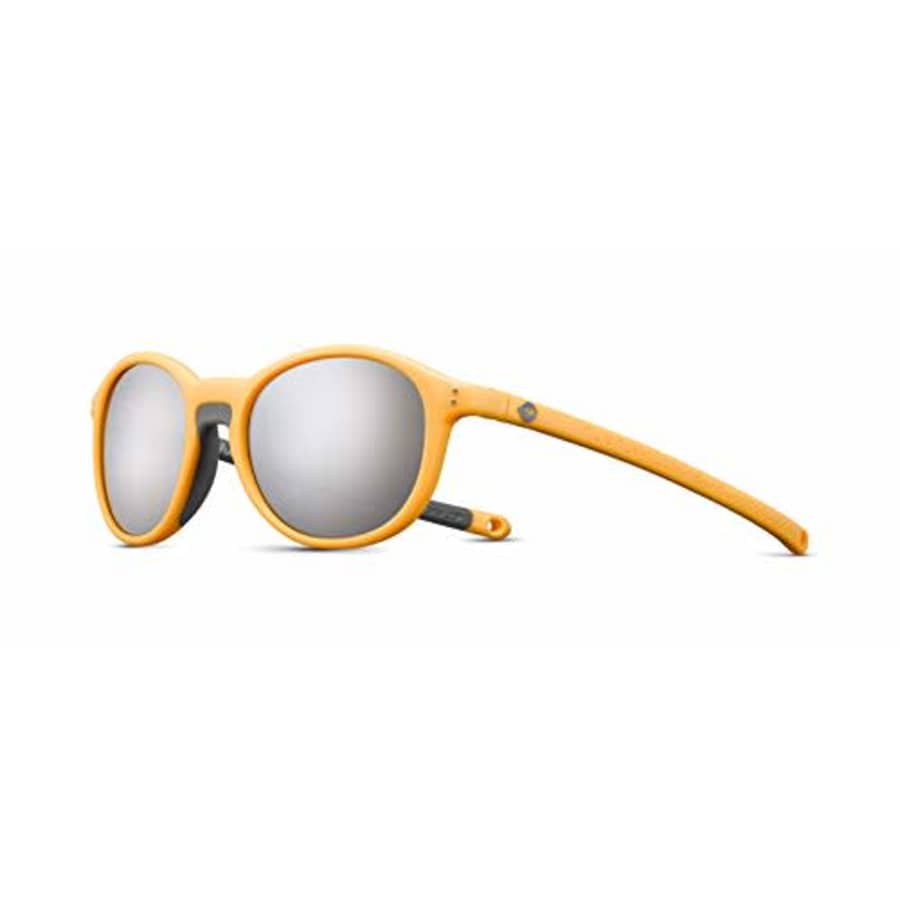 Julbo Flash Kids Sunglasses, Orange/Grey Frame - Smoke Lens w/Silver Mirror for $34 Julbo Flash Kids Sunglasses, Orange/Grey Frame - Smoke Lens w/Silver Mirror for $34
