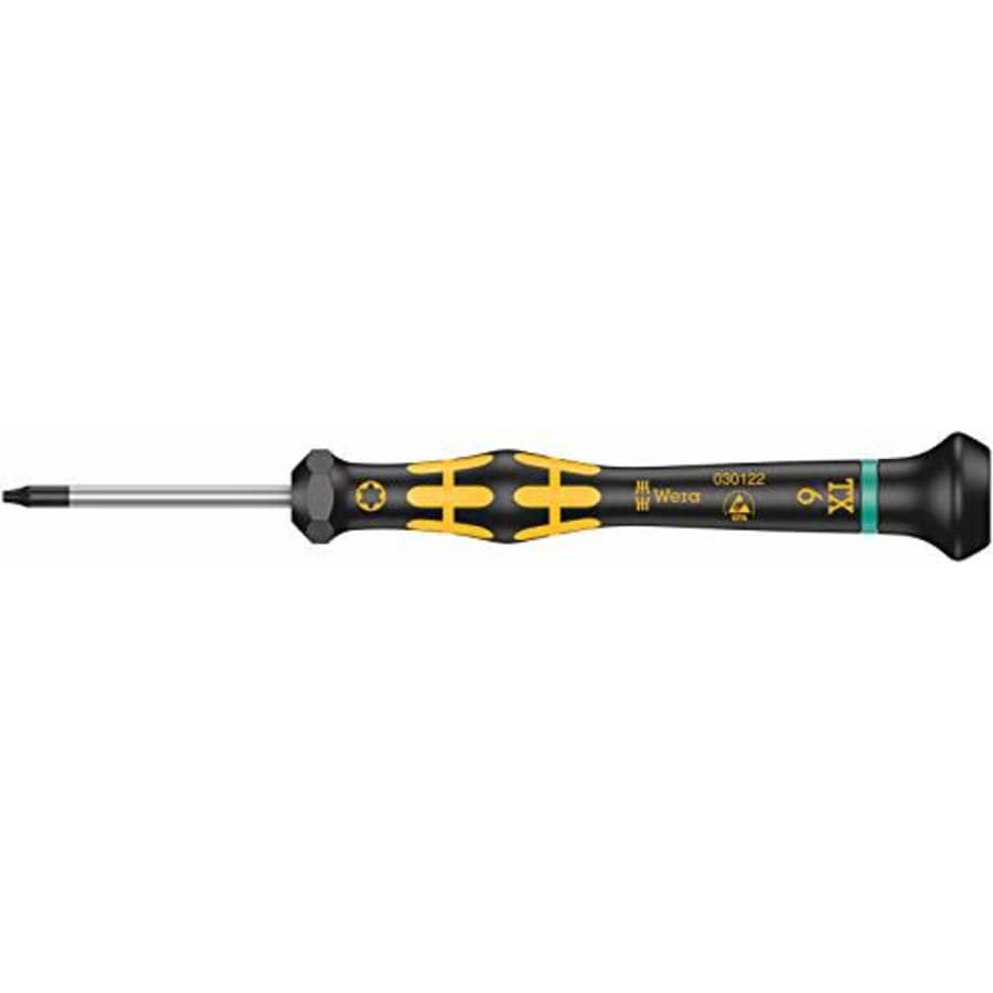Wera 05030122001 Kraftform ESD 1567 Torx Precision Micro Screwdriver, TX6 Head, 40mm Blade Length for $6