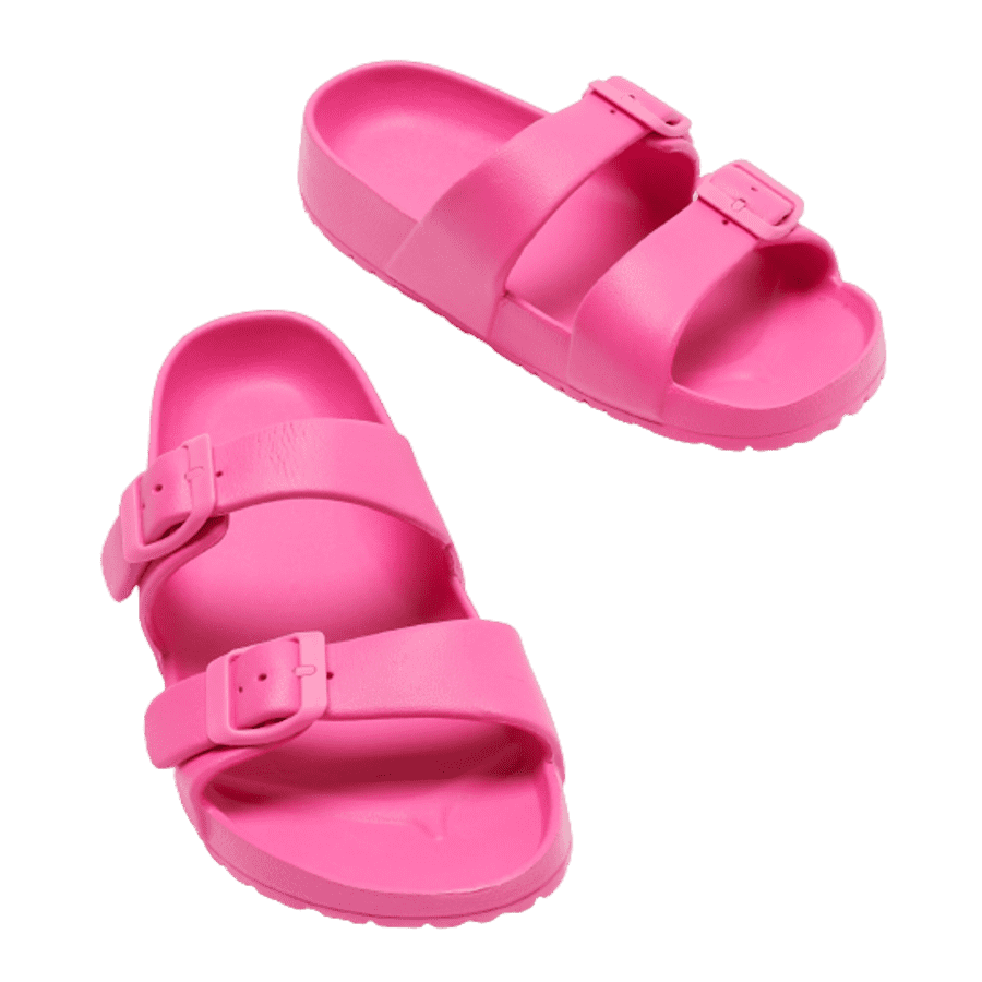 Aeropostale Women's Double-Strap Slide Sandals for $9