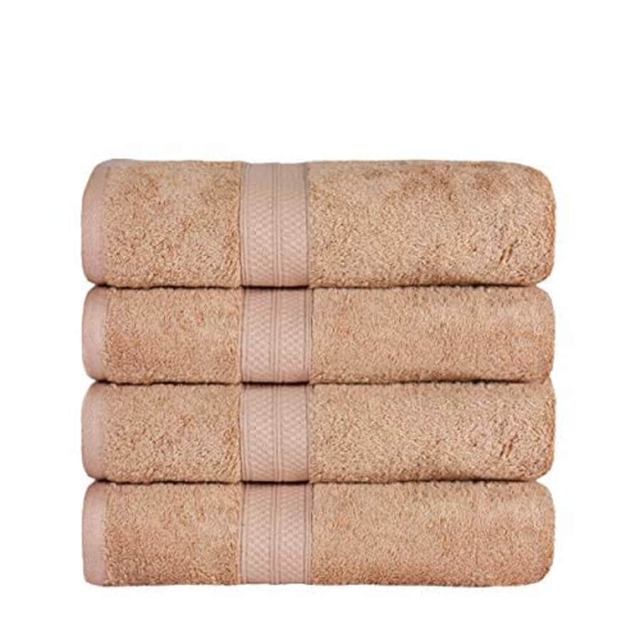 SUPERIOR Rayon from Bamboo Kits Towel Set, 4 Bath, Sand for $33