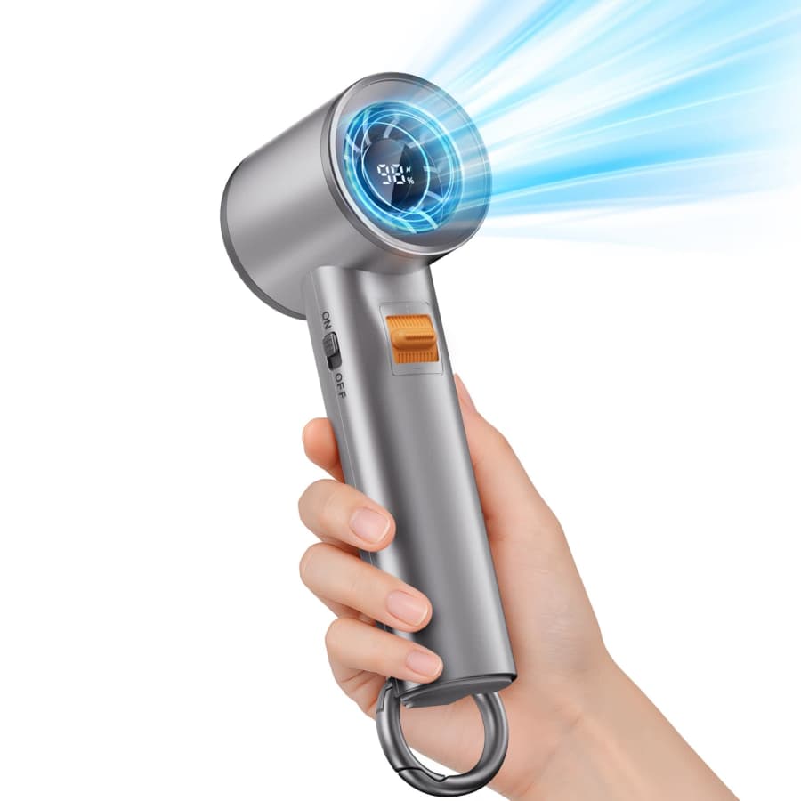 Xyphora 5,000mAh Portable Handheld Turbo Fan for $16