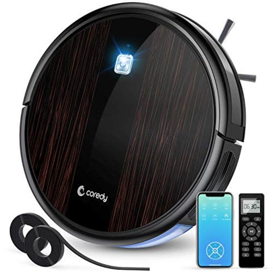 Coredy Upgraded R3500S Robot Vacuum Cleaner, 1700Pa Suction, Compatible with Wi-Fi Alexa, 2 for $149