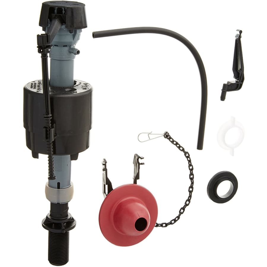 Fluidmaster Universal Toilet Fill Valve w/ Flapper Repair Kit for $17