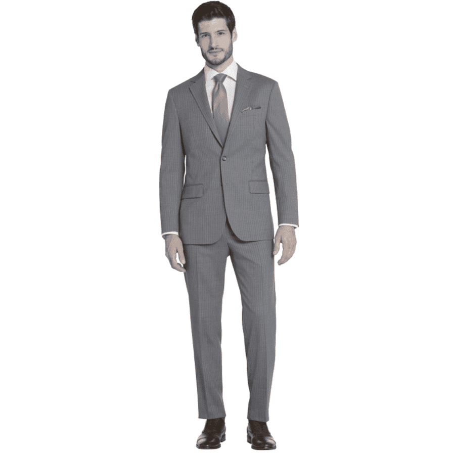 Jos. A. Bank Men's Slim Fit Double Stripe Suit for $70