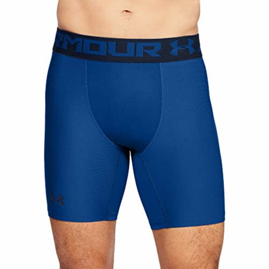 Under Armour Men's HeatGear Armour 2.0 6-inch Compression Shorts, Royal (401)/Academy, Large for $21 Under Armour Men's HeatGear Armour 2.0 6-inch Compression Shorts, Royal (401)/Academy, Large for $21