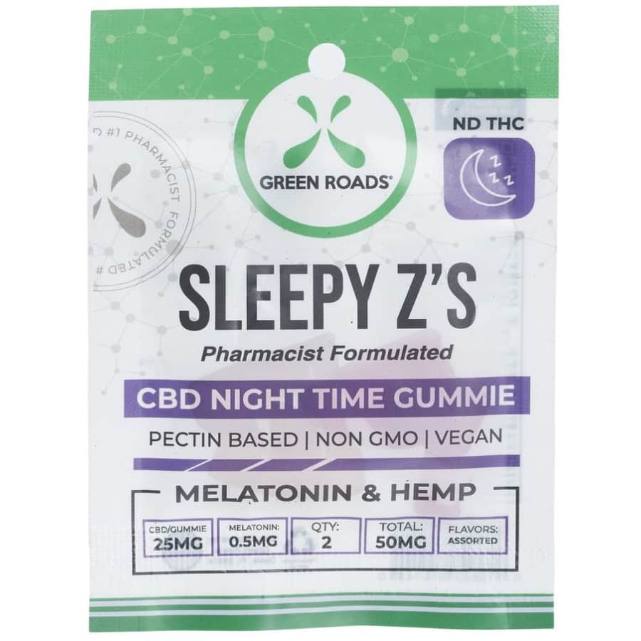 Green Roads CBD 50mg Sleepy Z's Gummies for $7