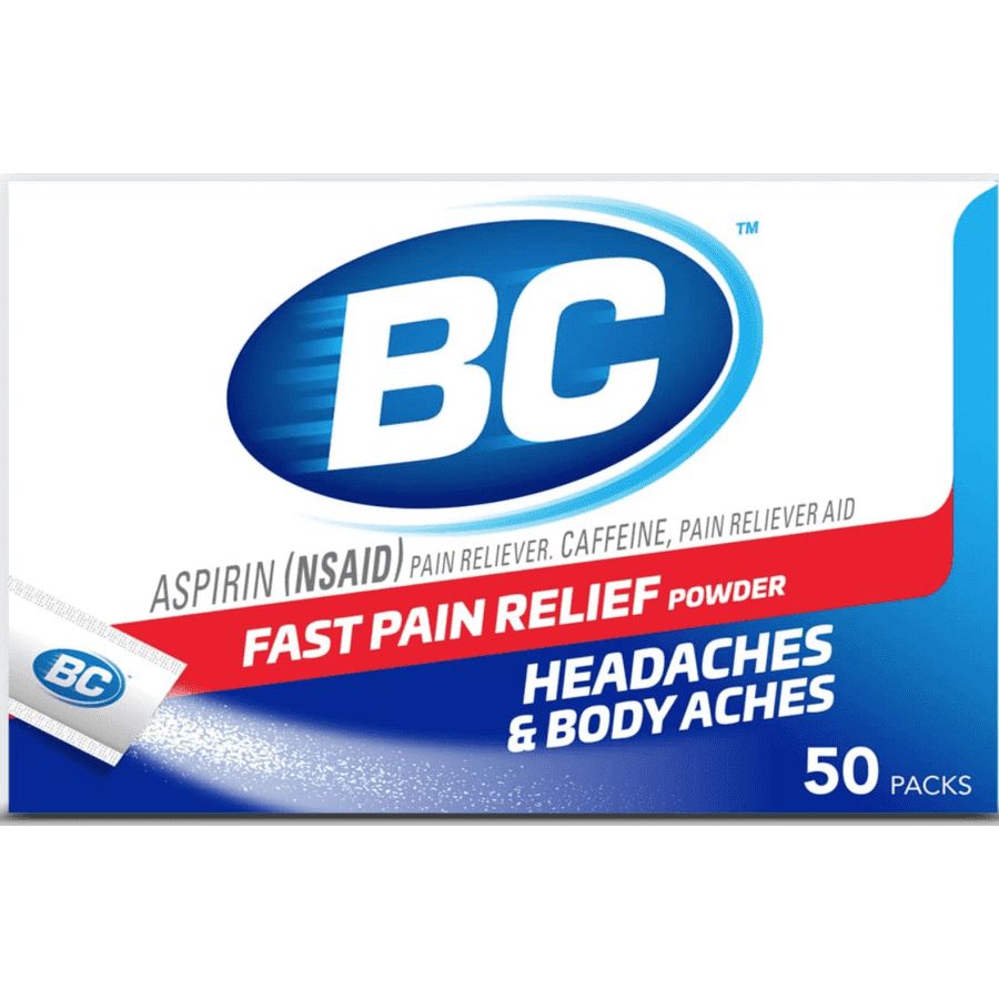 BC Powder Aspirin & Caffeine 50-Count for $7