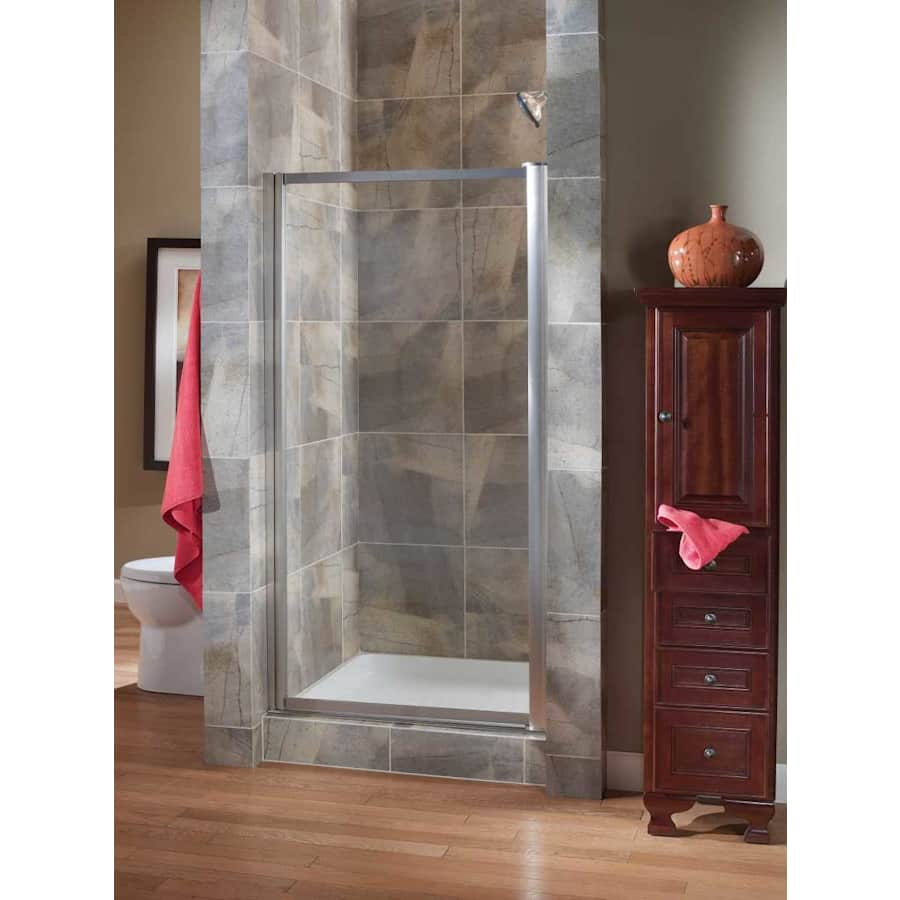 Foremost 65" x 35" Hinged Framed Shower Door for $197