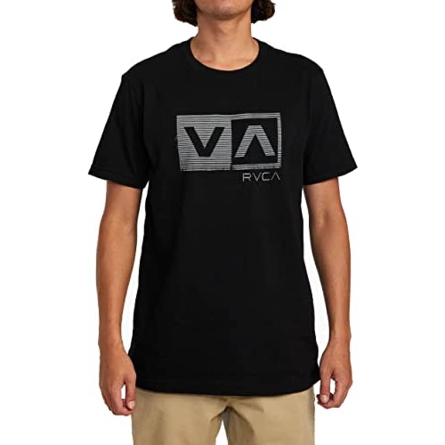 RVCA Men's Graphic Short Sleeve Crew Neck Tee Shirt, Balance Box/Black 2, 2X-Large for $25 RVCA Men's Graphic Short Sleeve Crew Neck Tee Shirt, Balance Box/Black 2, 2X-Large for $25