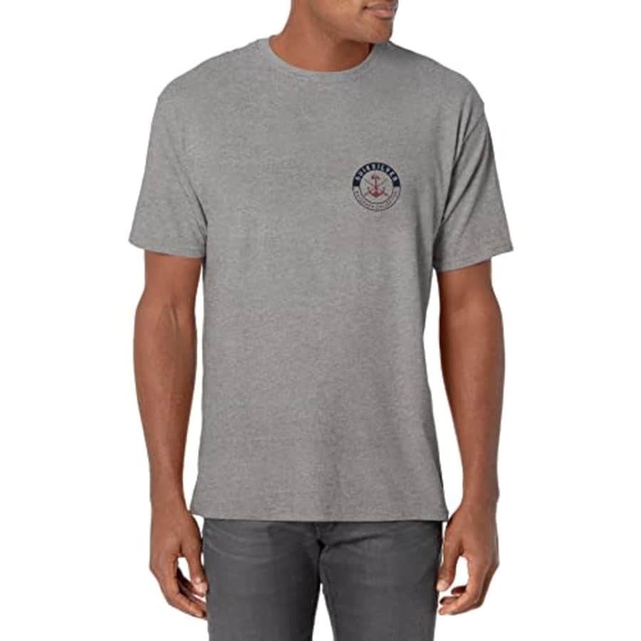 Quiksilver Men's Carefree Sessions Short Sleeve Tee Shirt, Medium Grey Heather for $30 Quiksilver Men's Carefree Sessions Short Sleeve Tee Shirt, Medium Grey Heather for $30