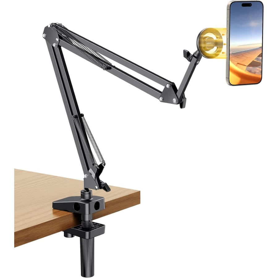 UGreen Clamp-On Flexible Arm Magnetic Phone Holder for $24 UGreen Clamp-On Flexible Arm Magnetic Phone Holder for $24