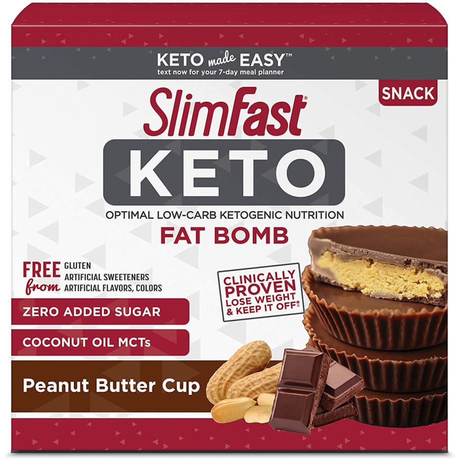 SlimFast Keto Fat Bomb Snacks 14-Pack for $14