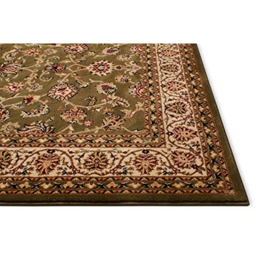 Well Woven Barclay Sarouk Green Traditional Area Rug 6'7'' X 9'6'' for $129