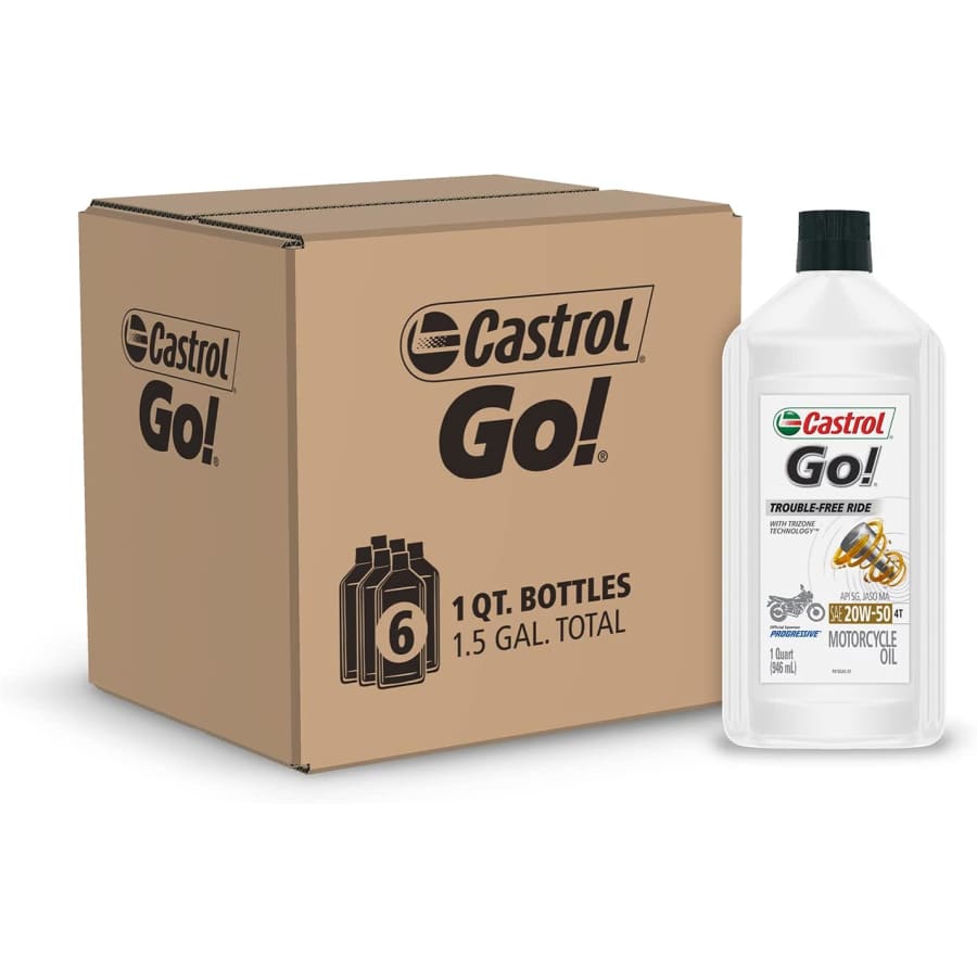 Castrol GO! 20W-50 1-Quart Bottle 6-Pack for $37