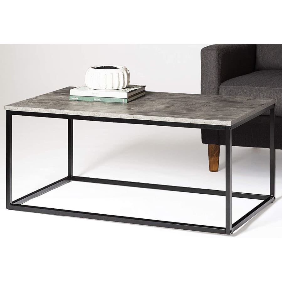 Walker Edison Modern Concrete Coffee Table for $98