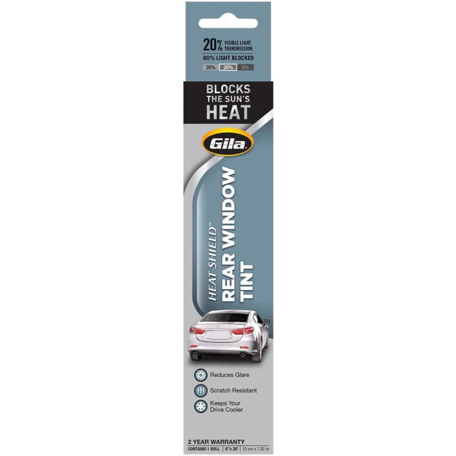 Gila 6" x 26-Ft. Heat Shield Automotive Window Tint Roll for $20