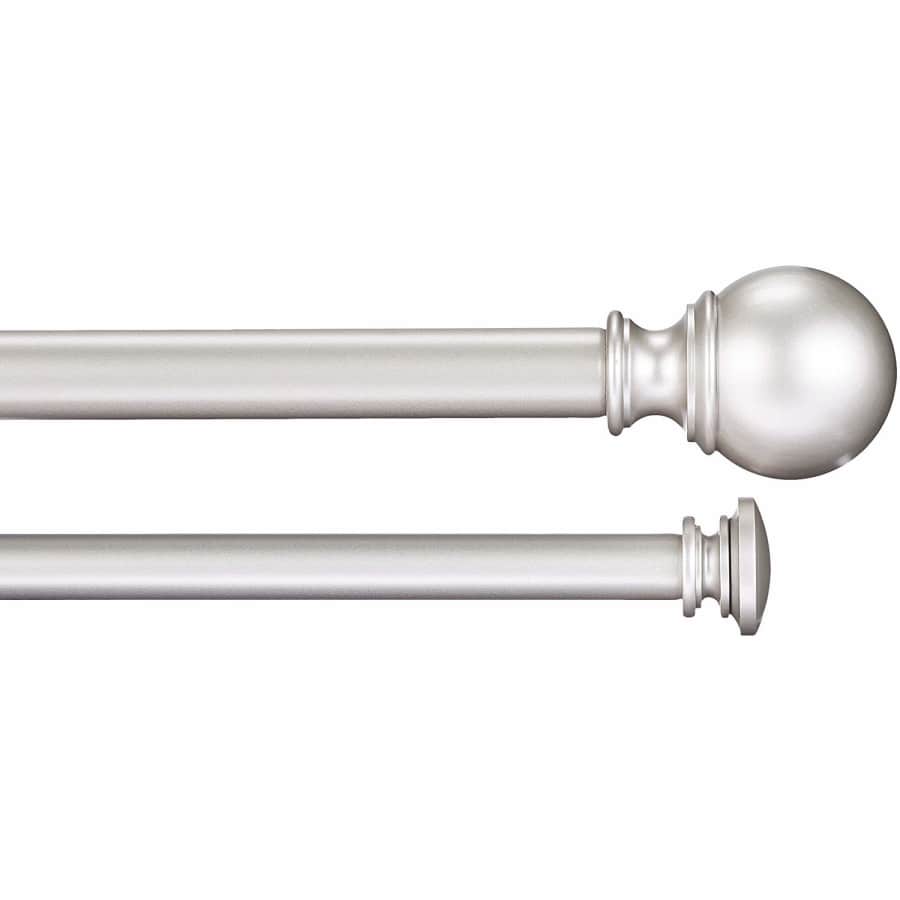 AmazonBasics 72" to 144" Double Curtain Rods for $30