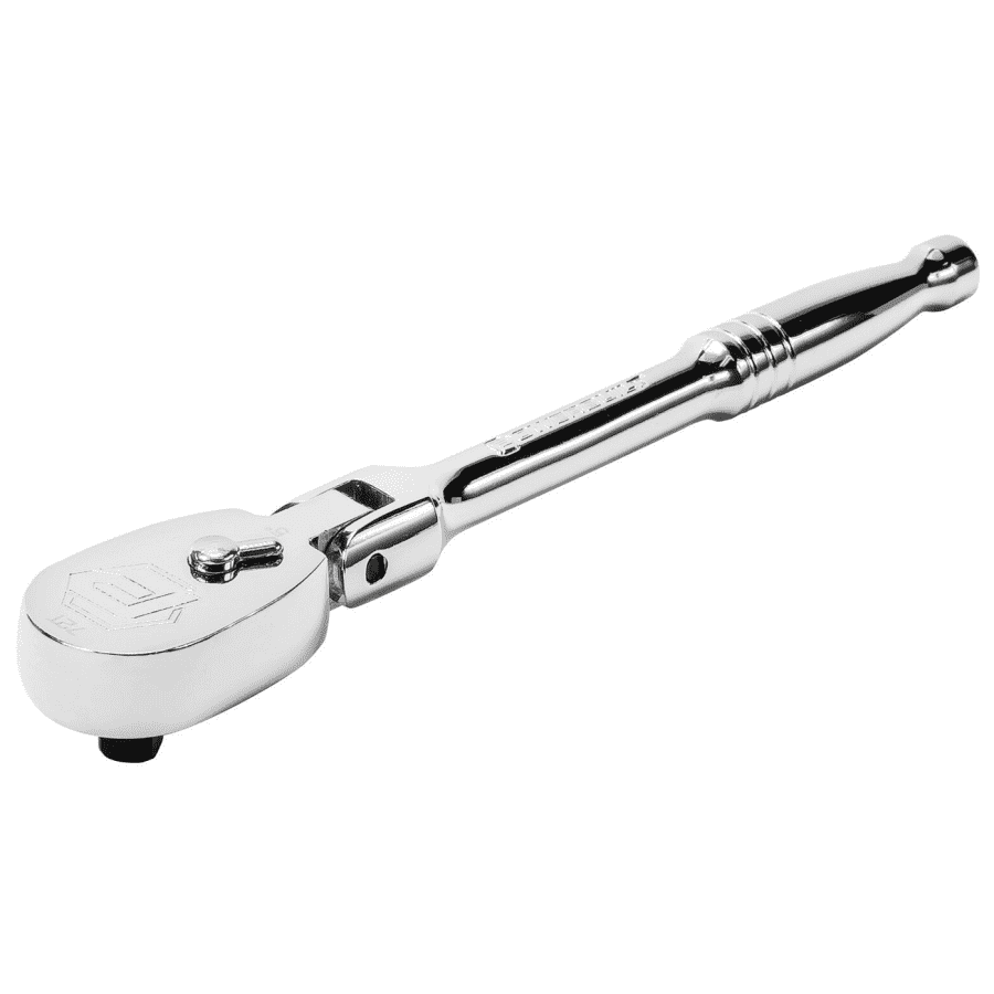 Powerbuilt 1/4" Drive 72 Tooth Professional Flex-Head Ratchet for $11