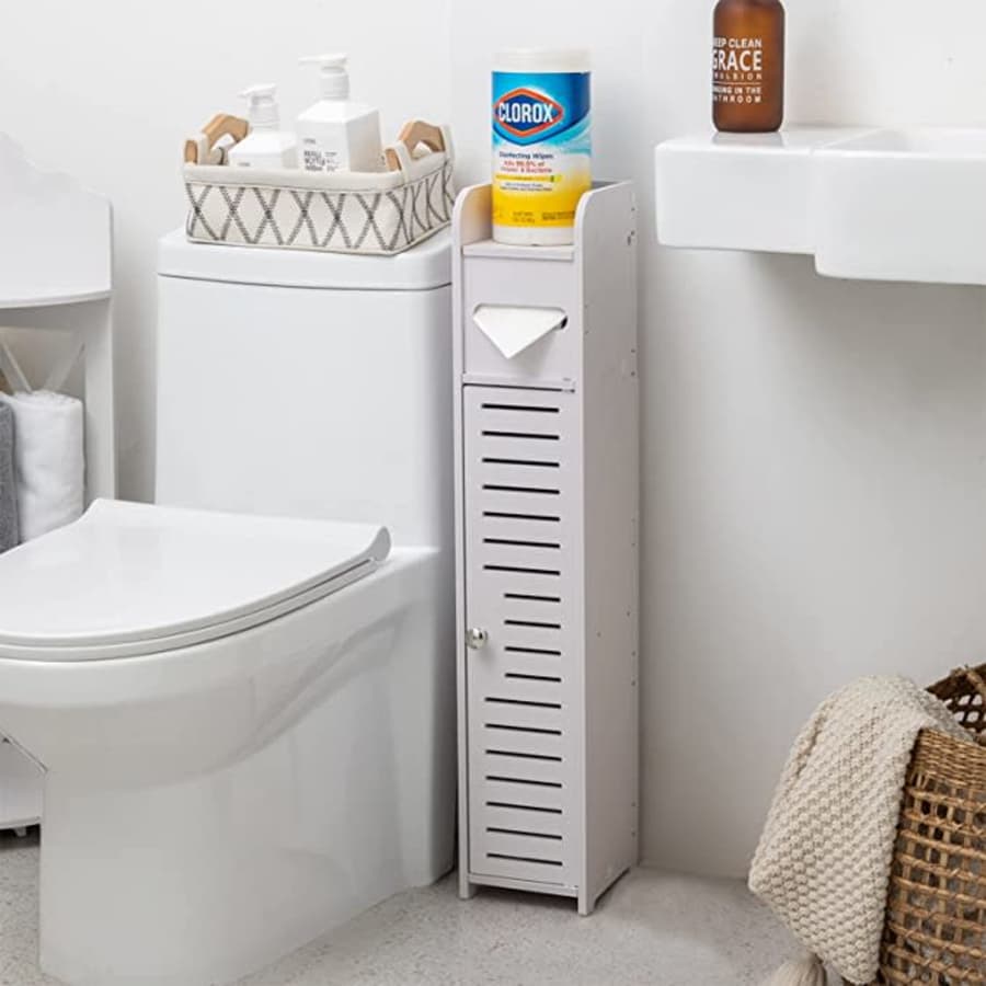 Aojezor 32" Bathroom Storage Cabinet for $18 Aojezor 32" Bathroom Storage Cabinet for $18