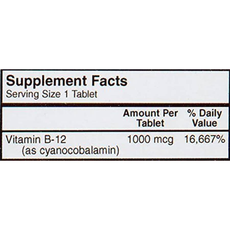 Carlson Labs B-12, 1000mcg, 90 Chewable Tablets(Packaging May Vary) for $14