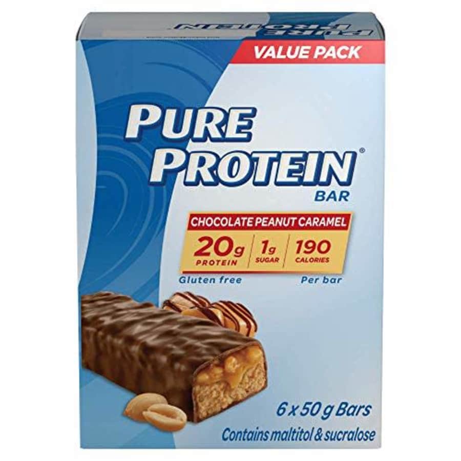 Pure Protein Choc Penut C Size 10.56 Pure Protein Choclate Peanut Carmel 50g Value Pack 10.56z for $9 Pure Protein Choc Penut C Size 10.56 Pure Protein Choclate Peanut Carmel 50g Value Pack 10.56z for $9