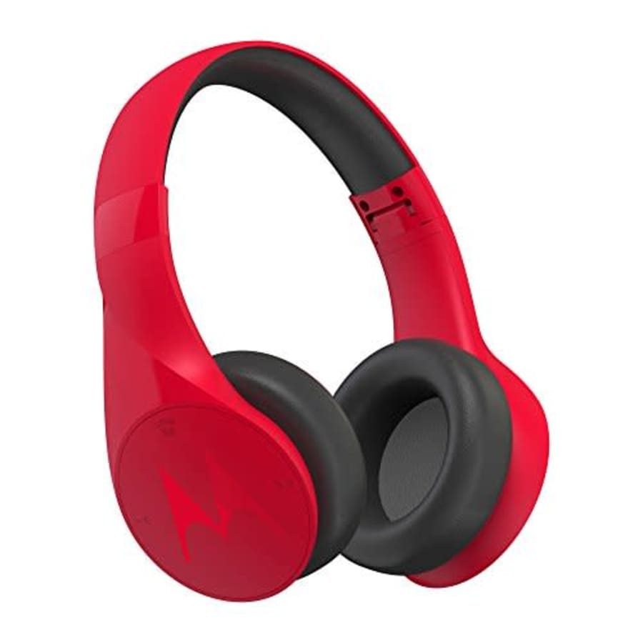 Motorola Pulse Escape Wireless Over-Ear Headphones - Alexa Enabled - Red (SH012RD) for $44