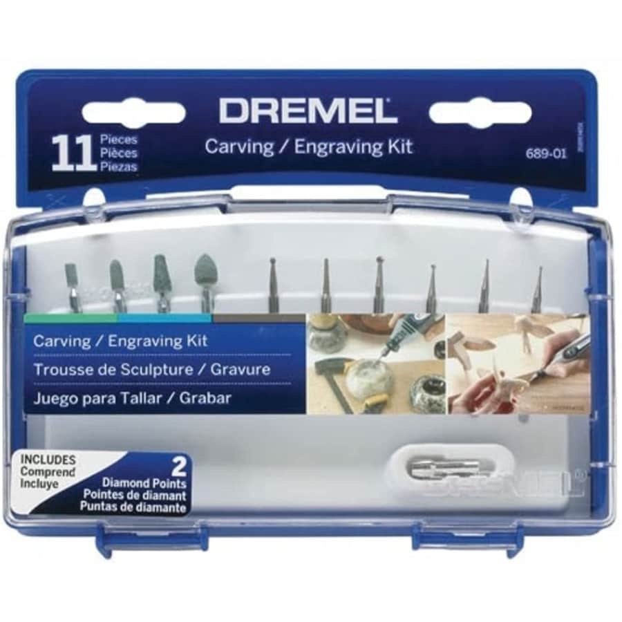 Dremel 11-Piece Carving and Engraving Rotary Tool Accessory Kit for $12