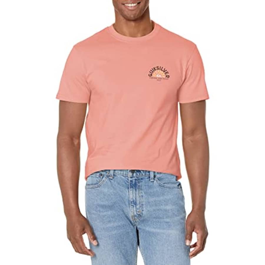 Quiksilver Men's Sunset Mind Mt0 Tee Shirt, Rosette, S for $26