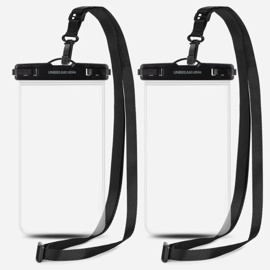 UNBREAKcable Universal Waterproof Phone Pouch 2-Pack for $9 UNBREAKcable Universal Waterproof Phone Pouch 2-Pack for $9