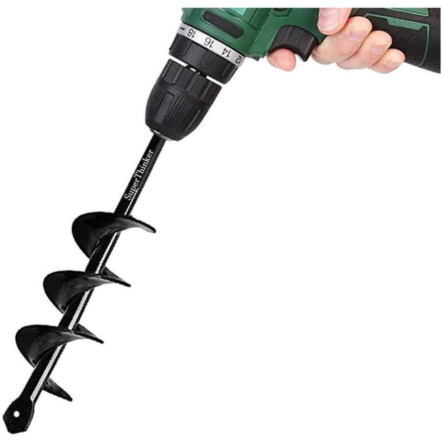 SuperThinker Auger Drill Bit for Planting for $10 SuperThinker Auger Drill Bit for Planting for $10