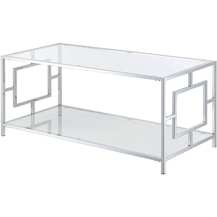 Town Square Chrome Coffee Table for $132 Town Square Chrome Coffee Table for $132