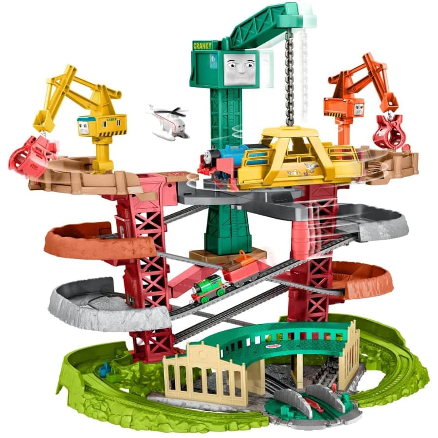 Thomas & Friends Trains & Cranes Super Tower for $110