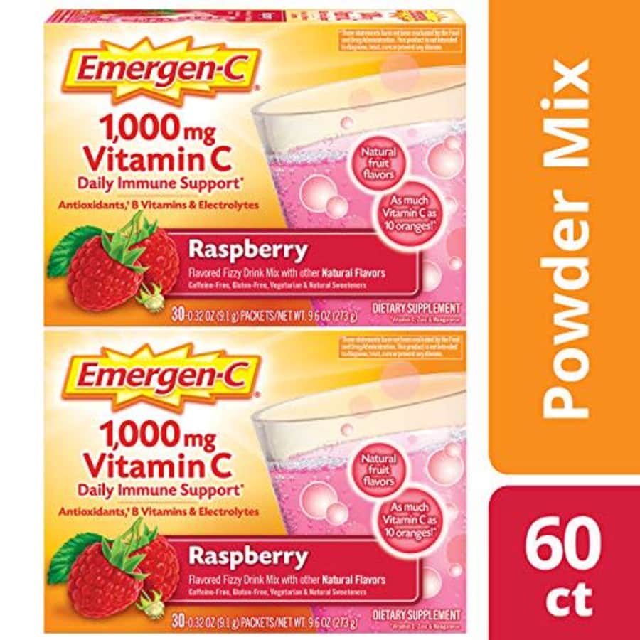 Emergen-C 1000mg Vitamin C Powder, with Antioxidants, B Vitamins and Electrolytes, Vitamin C for $22 Emergen-C 1000mg Vitamin C Powder, with Antioxidants, B Vitamins and Electrolytes, Vitamin C for $22