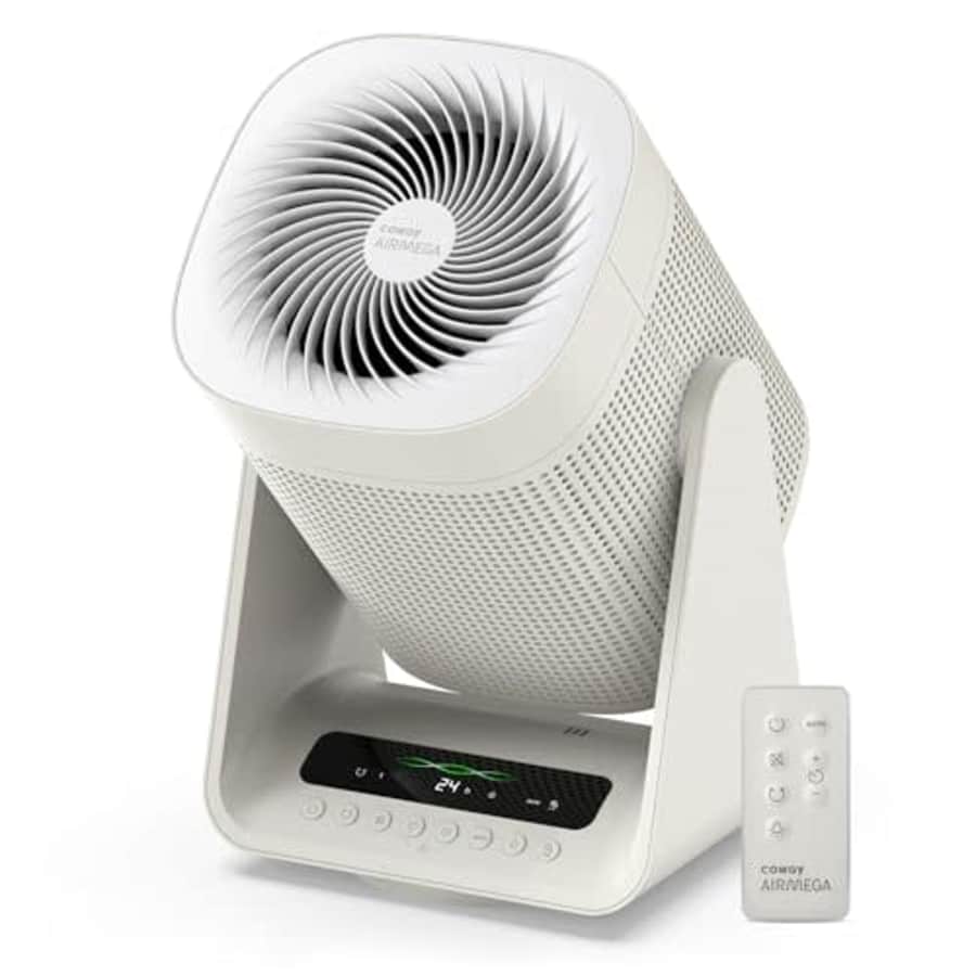 Coway Airmega Aim 2-in-1 True HEPA Air Purifier & Oscillating Fan, Marshmallow Gray for $119