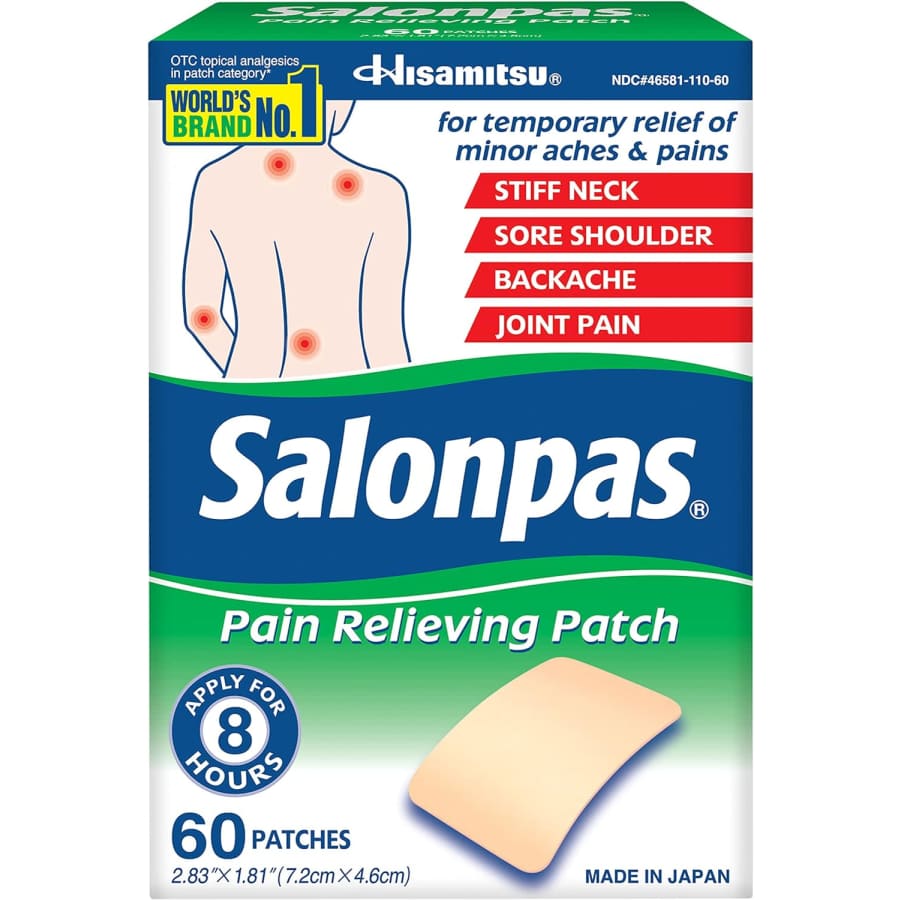 Salonpas 8-Hour Pain Relieving Patch for $6.49 via Sub & Save Salonpas 8-Hour Pain Relieving Patch for $6.49 via Sub & Save