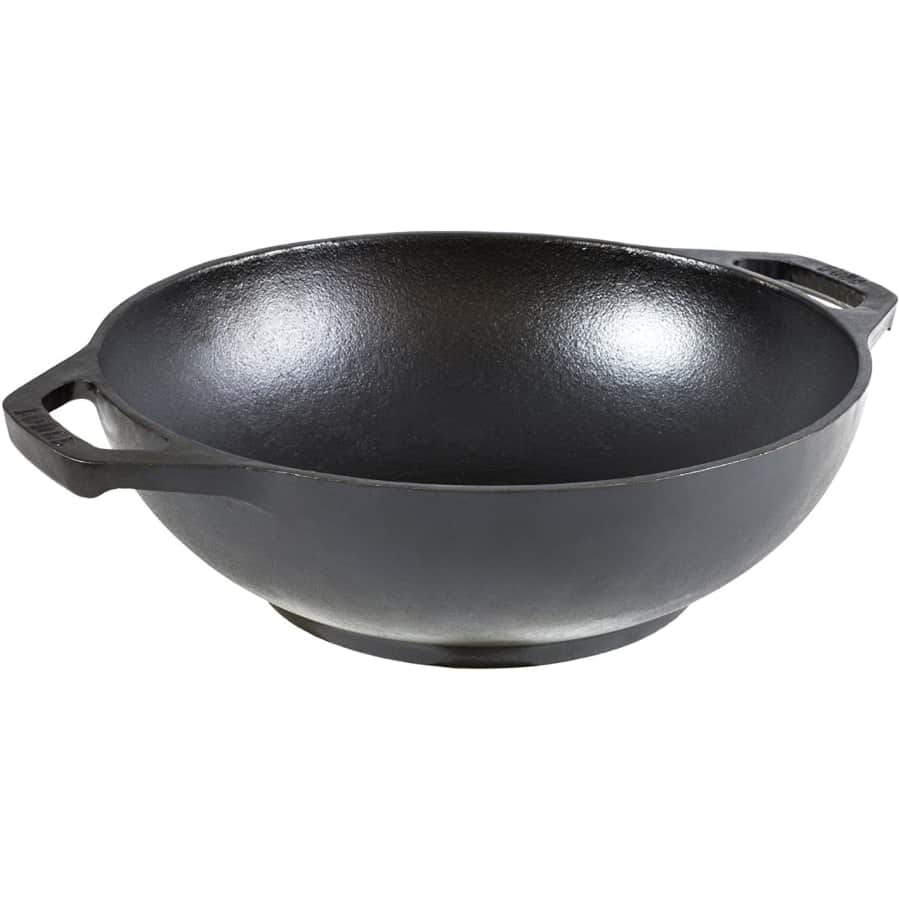 Lodge 9" Cast Iron Mini Wok w/ Loop Handles for $44