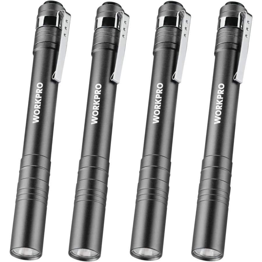 Workpro LED Pen Light 4-Pack for $9 Workpro LED Pen Light 4-Pack for $9